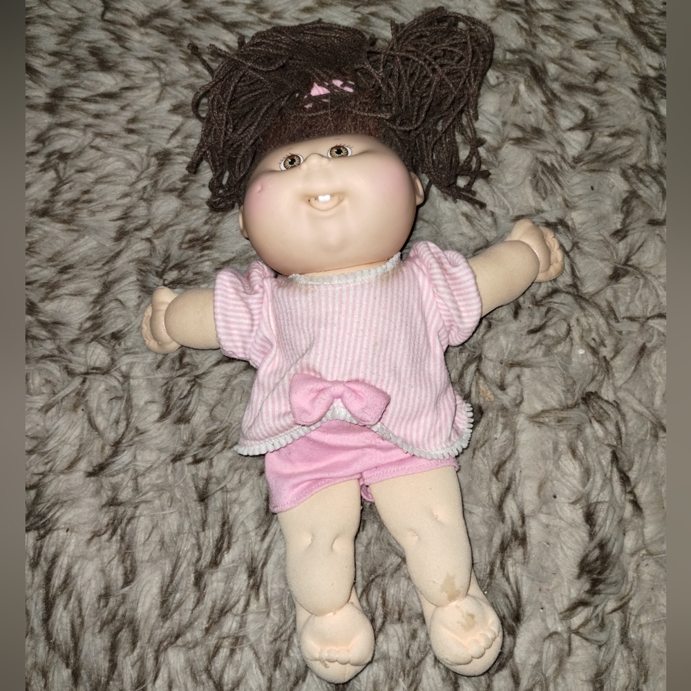 VTG 1990 First Edition Hasbro Cabbage Patch Kids Doll Pretty Crimp 'n Curl #9308